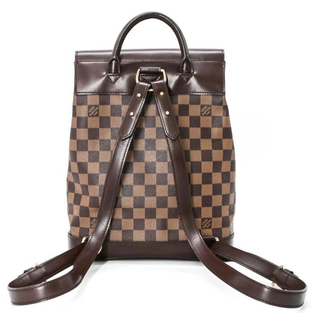 LOUIS VUITTON Authentic Brown Damier Canvas Backpack - Picture 2 of 16